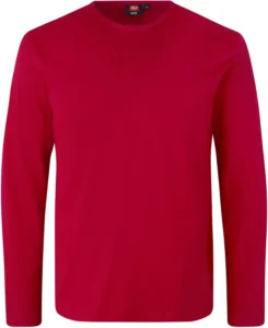 Interlock T-shirt | l/æ Rød