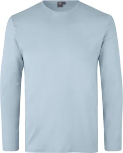 Interlock T-shirt | l/æ Lys blå