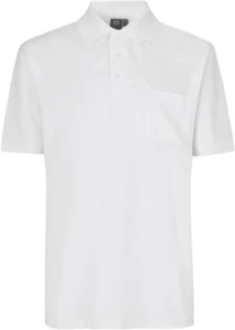 Poloshirt klassisk Hvid