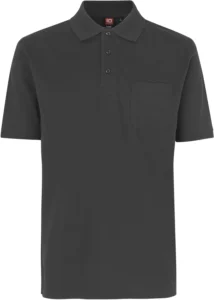 Poloshirt klassisk Koks grå