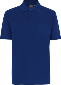 Poloshirt klassisk Kongeblå