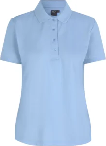 Poloshirt klassisk | dame Lys blå
