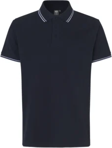Kontrast poloshirt | stretch Navy