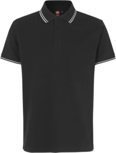 Kontrast poloshirt | stretch Sort