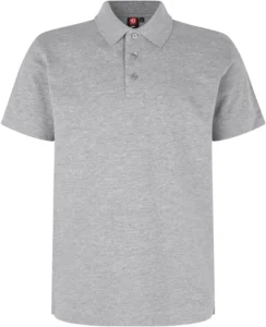 Poloshirt | stretch Grå melange