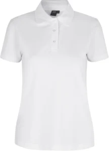 Poloshirt | stretch | dame Hvid