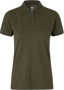 Poloshirt | stretch | dame Oliven