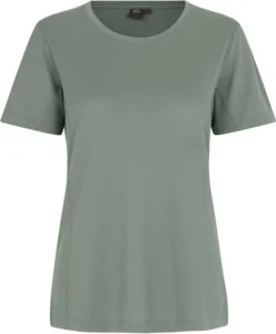 T-shirt Lyocell | dame Støvet grøn