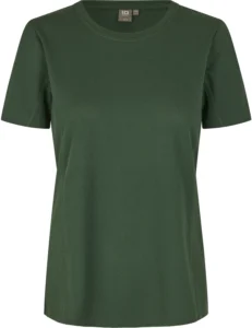 T-shirt Lyocell | dame Flaskegrøn
