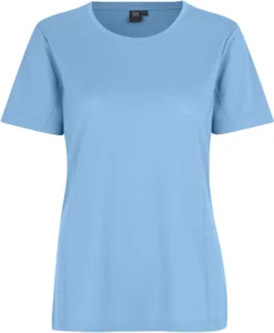 T-shirt Lyocell | dame Lys blå