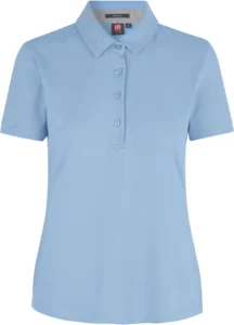 Business poloshirt | Jersey | dame Lys blå
