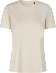 T-shirt | økologisk | dame Off White