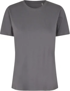 T-shirt | økologisk | dame Silver grey
