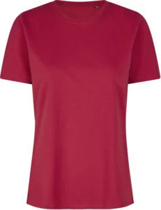 T-shirt | økologisk | dame Rød