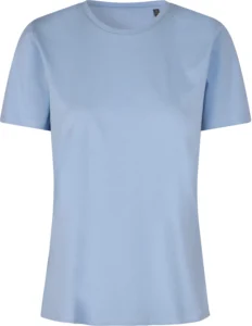 T-shirt | økologisk | dame Lys blå