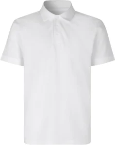 Poloshirt | økologisk Hvid