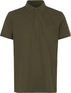 Poloshirt | økologisk Oliven