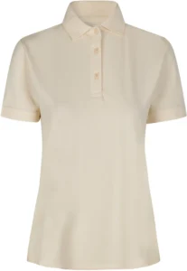 Poloshirt | økologisk | dame Off White