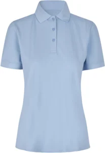 Poloshirt | økologisk | dame Lys blå