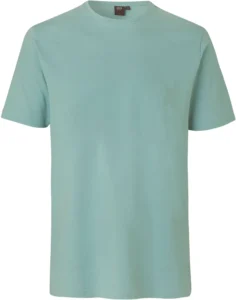 Stretch T-shirt | komfort Støvet aqua