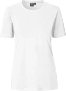 Stretch T-shirt | komfort | dame Hvid