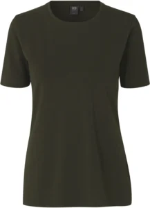 Stretch T-shirt | komfort | dame Oliven