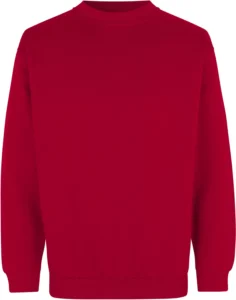 Sweatshirt | klassisk Rød