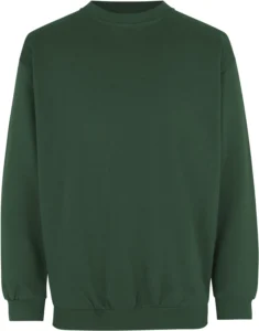 Sweatshirt | klassisk Flaskegrøn