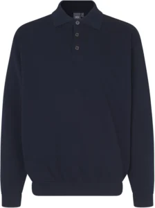 Polosweatshirt | klassisk Navy