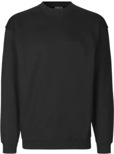 Klassisk sweatshirt | bomuld Sort