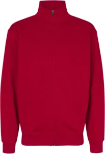 Sweat cardigan Rød