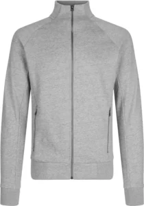Sweat cardigan | zip Grå melange