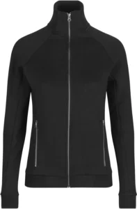 Sweat cardigan | zip | dame Sort