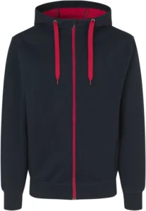 Sweat cardigan | bonded Navy