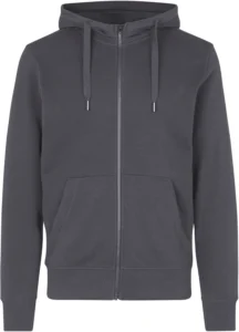 CORE hoodie | zip Silver grey