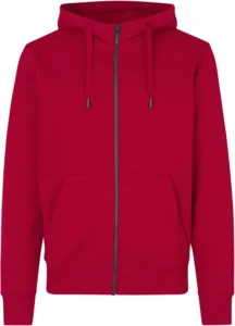 CORE hoodie | zip Rød