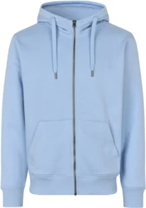 CORE hoodie | zip Lys blå