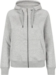 CORE hoodie | zip | dame Lys grå melange