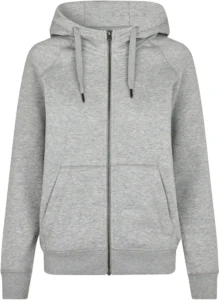 CORE hoodie | zip | dame Grå melange