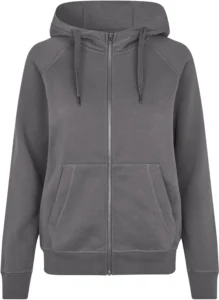 CORE hoodie | zip | dame Silver grey