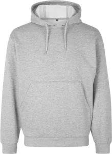 Soft hoodie | kængurulomme | unisex Grå melange