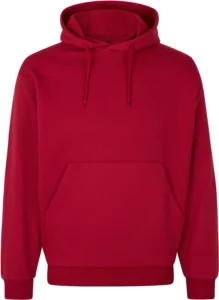 Soft hoodie | kængurulomme | unisex Rød