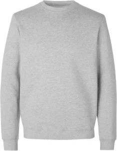 Sweatshirt | økologisk Lys grå melange