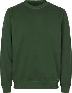 Sweatshirt | økologisk Flaskegrøn