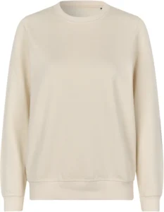Sweatshirt | økologisk | dame Off White