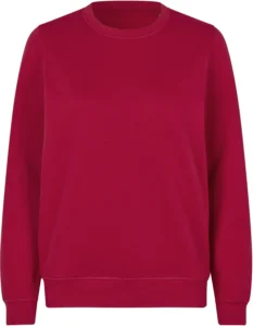 Sweatshirt | økologisk | dame Rød