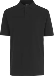 YES poloshirt Sort