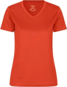 YES Active T-shirt | dame Orange