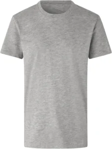Økologisk T-shirt | børn Lys grå melange