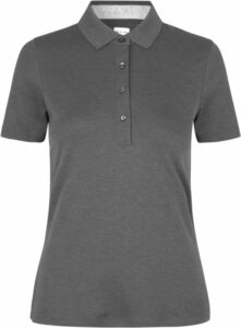SEVEN SEAS The polo | dame Mørk grå melange